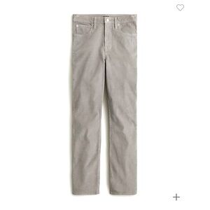 J. Crew Gray Vintage Slim Straight Corduroy Pants, Size 32